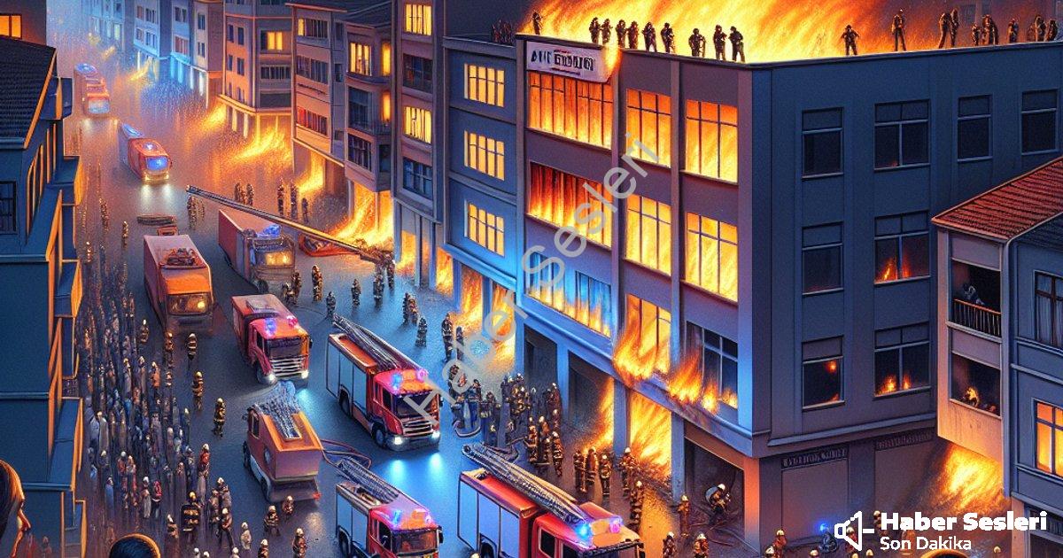 "Aydın Efeler'de İş Yeri Yangını: Vatandaşların Dikkati Faciayı Önledi" başlıklı haber için fotoreal