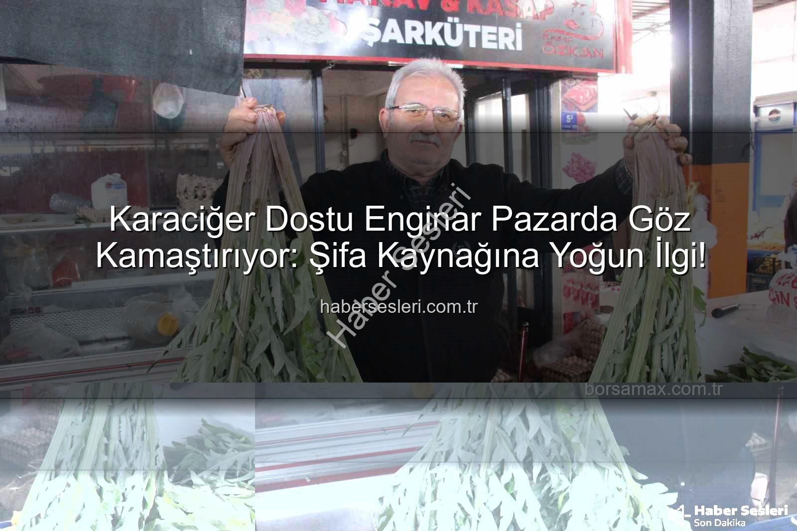 Karaciğer Dostu Enginar Pazarda Göz Kamaştırıyor: Şifa Kaynağına Yoğun İlgi!