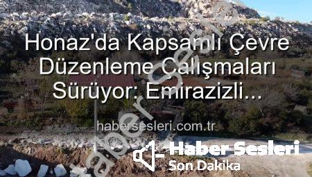 Honaz’da Kapsamlı Çevre Düzenleme Çalışmaları Sürüyor: Emirazizli Mahallesi Yeniden Şekilleniyor