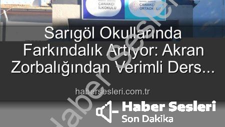 Sarıgöl Okullarında Farkındalık Artıyor: Akran Zorbalığından Verimli Ders Çalışmaya Kapsamlı Eğitimler