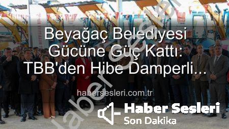 Beyağaç Belediyesi Gücüne Güç Kattı: TBB’den Hibe Damperli Kamyonet Hizmete Hazır!