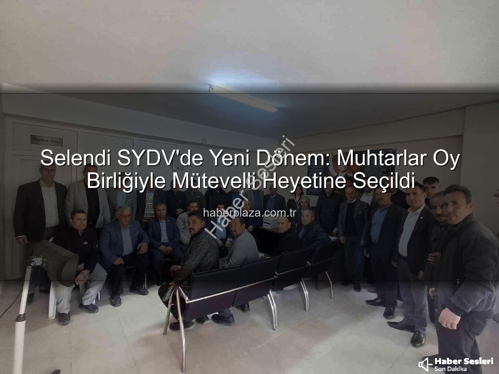 Selendi SYDV mütevelli heyeti - Selendi SYDV Mütevelli Heyeti Yenilendi: İki Muhtar Oy Birliğiyle Seçildi!