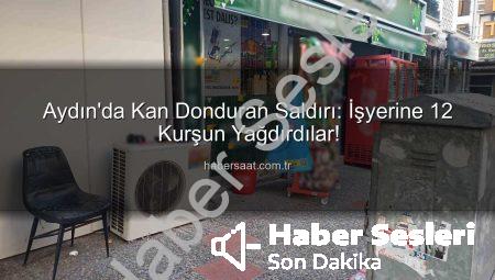 Aydın’da Kan Donduran Saldırı: İşyerine Gece Vakti 12 Kurşun Yağdı!