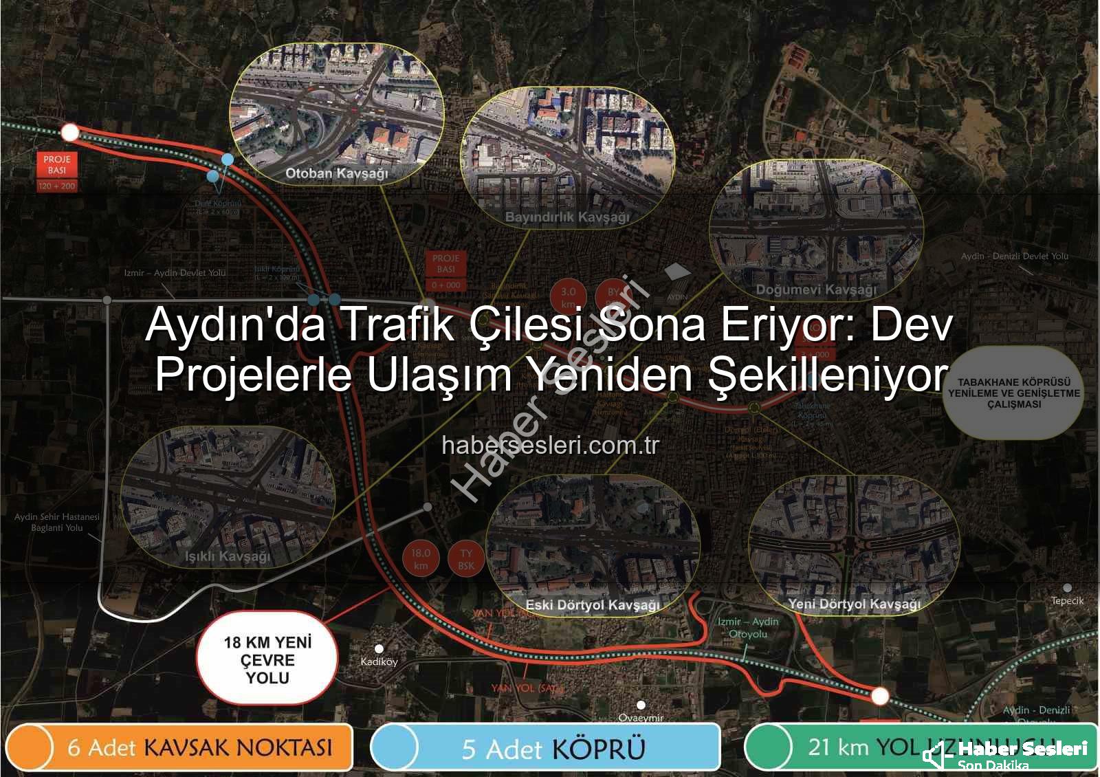 Aydın trafik - Aydın'da Trafik Çilesi Sona Eriyor: Dev Projelerle Ulaşım Yeniden Şekilleniyor