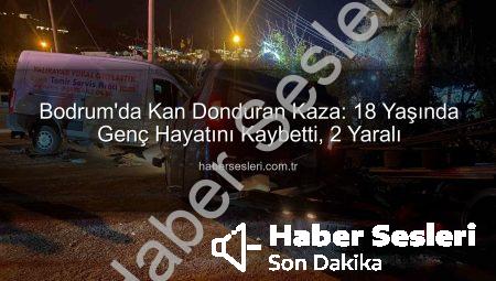 Bodrum’da Kan Donduran Kaza: 18 Yaşında Genç Hayatını Kaybetti, 2 Yaralı